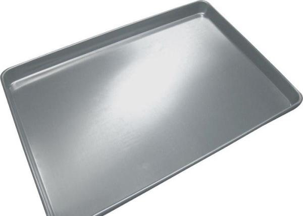 Shallow Non Stick Baking Tray Stainless Steel Aluminum Coated 600x400mm