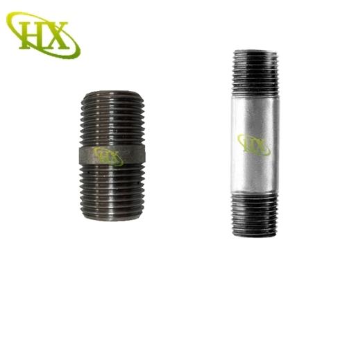 Hot dip galvanized carbon steel pipe nipples