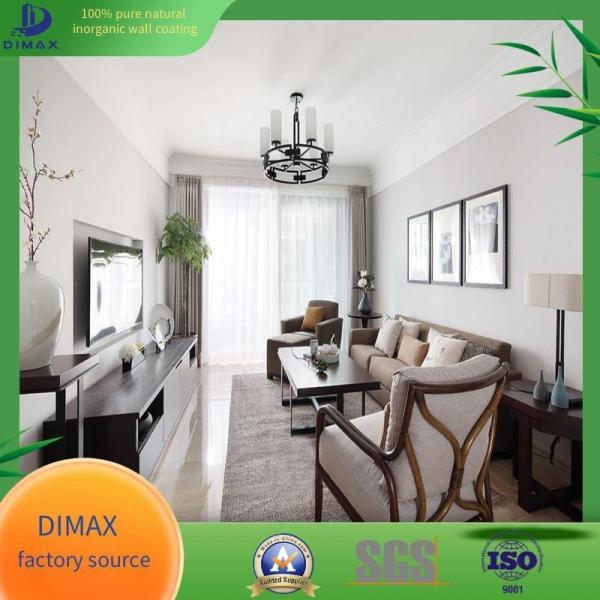 Water Resistant and Breathable No Chemical Mineral Wall Paint 20kg/drum Formaldehyde 0