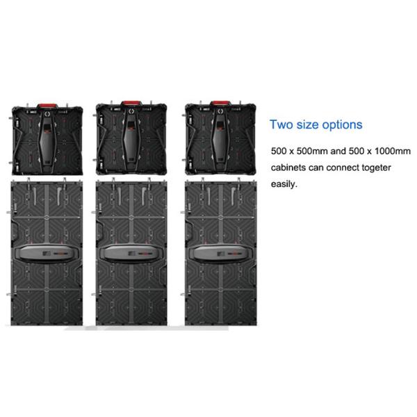 Front / Rear Sevicing Led Stage Screen Rental P3.91 4K 1920Hz High Brush LED Tvs