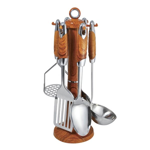 FOB PORT Ningbo Sustainable Dining Set Kitchen Accessories with Stainless Steel Tools