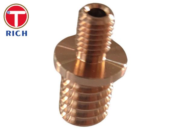 Metal Brass CNC Turning Parts For Sensor Connector