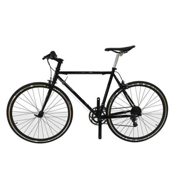 Aluminum Threadless Stem 700C Hi-Ten Steel Frame Sunrace 14S Speeds Adult Road Bike