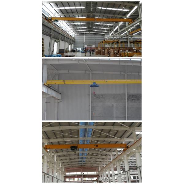 LD Electric Single Beam Crane / Overhead Crane Hoist 1-20T Lifting Capacity