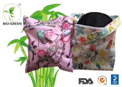 Hypoallergenic Cloth Bamboo Nursing Pads Acceptable Printed Logo And Color