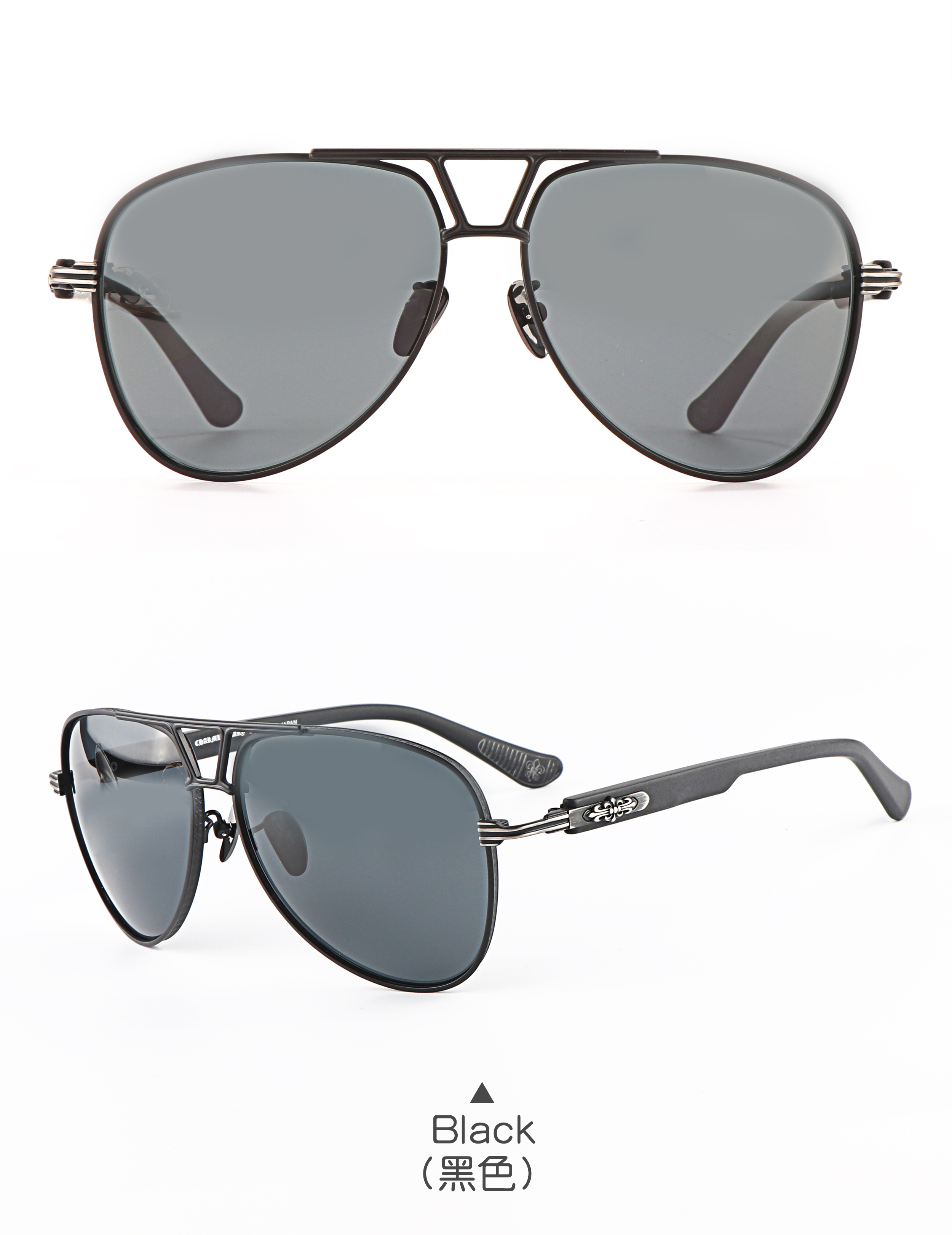Cool Titanium New Funny 2025 Wholesale Custom logo Comfortable Frame Vintage pilot Men Sunglasses Designer Women Luxury Brand
