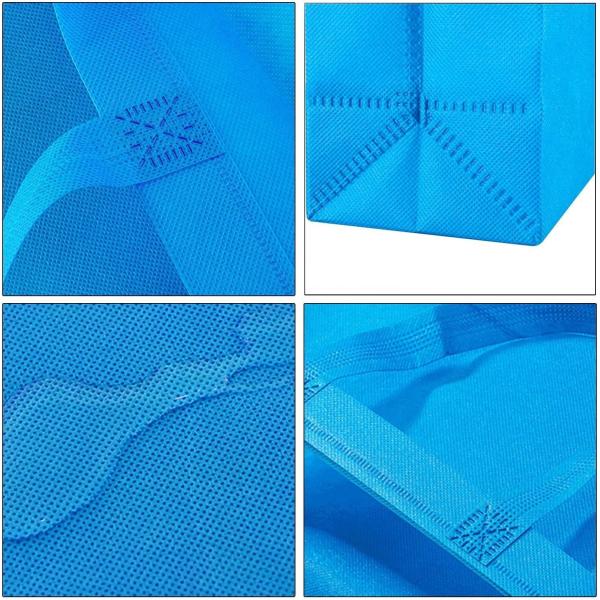 Portable Non Woven Recyclable Shopping Tote Bags Custom Make Printed Logo