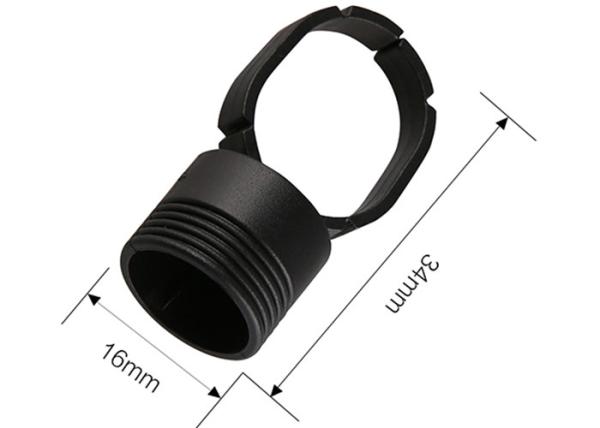 Black Color Single Pigment Ring Cup / Permanent Makeup Accessories