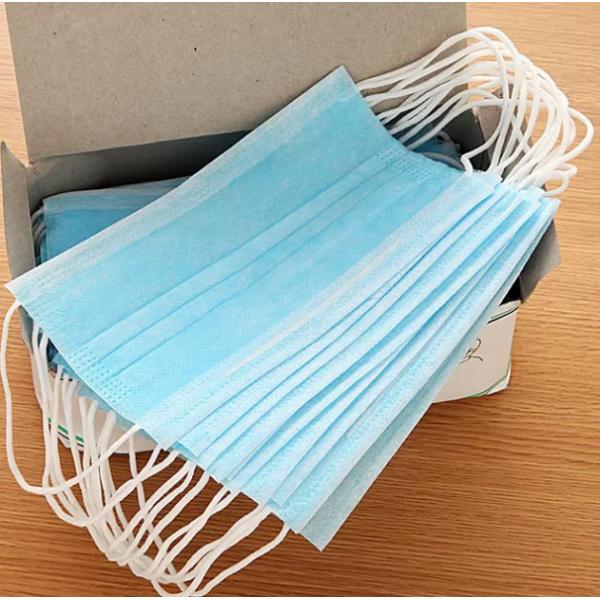 Dustproof 3 Ply Disposable Mask , Non Woven Disposable Mouth Mask