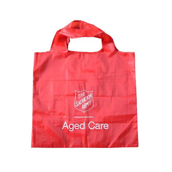 Recycled Material Foldable RPET Shopper Bag Custom Made With Pouch