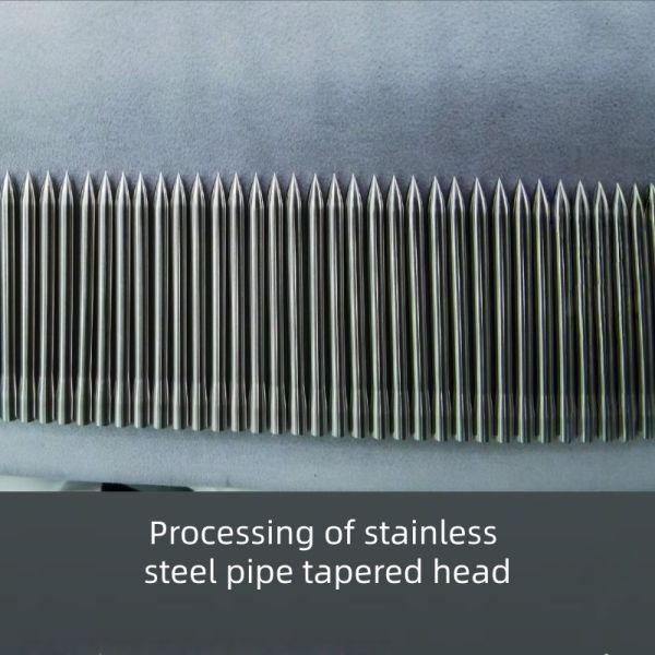 Customized 304 Stainless Steel Pipe Sealing Round Head Variable Diameter Bending