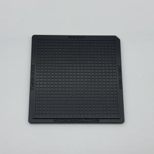 4インチブラックABSワッフルパック 立方ICチップトレイ 保存と保護機能