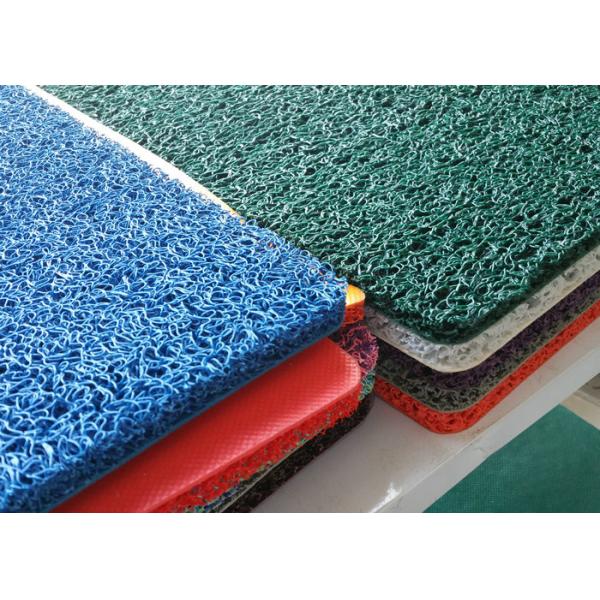 Половой коврик ПВК сопротивления пыли для живущей комнаты, циновки катушки ПВК с твердой затыловкой