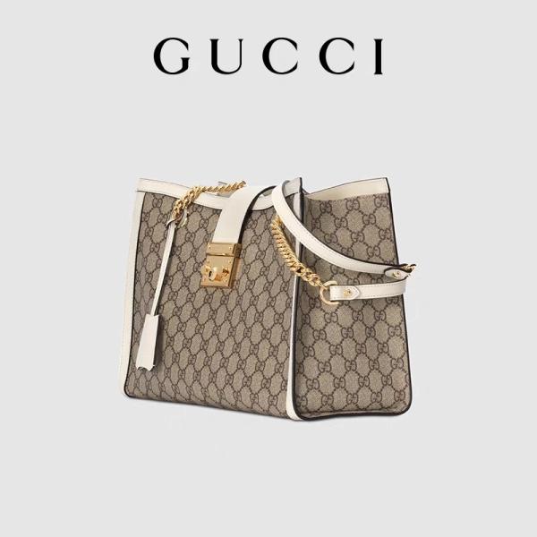 GG Gucci Padlock Shoulder Bag Medium Supreme Canvas Customized