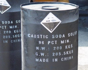 Твердое тело каустической соды/окисоводопод натрия Кас 1310-73-2 (фабрика) для индустрии бумажный делать