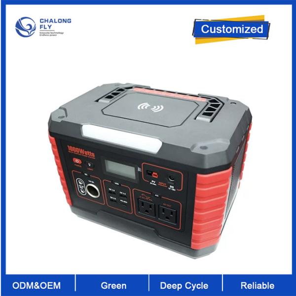 OEM ODM lifepo4のリチウム電池1000Wの電源の屋外RV EVのキャンプのための太陽発電機のリチウム電池のパック