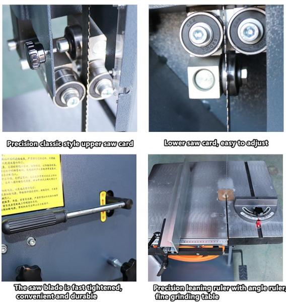 Remote Control Woodworking Machine Band Saw Machine 1020 X 660 X 2050MM