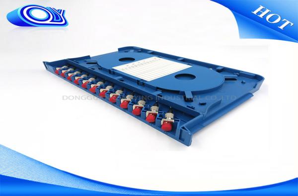 300 * 180 * 25mm Optical Fiber Patch Panel Rack Mount ODF For Indoor / Outdoor