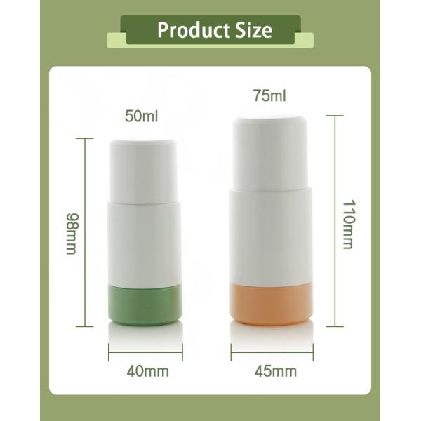 Primary Package For Containing Roll On Bottle For Pain Relief Gel Round Design