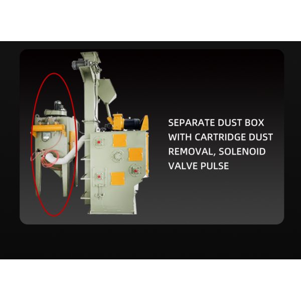 Iron Cast Crawler Shot Blasting Machine CE Certificated 0.6-1.2T/H