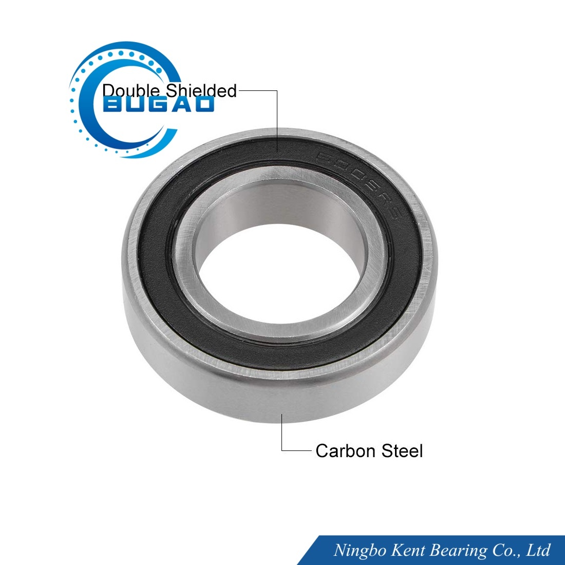 6005-RS Deep Groove Ball Bearing P6 Precision Z3V3 Low Noise 25x47x12mm Rubber