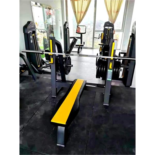 Steel Medium Loader Fitness Equipment Shoulder Chest Press with Flat Weight Bench