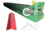 Color Steel Steel Profile Material Thickness 0.25-0.6mm Steel Roofing Ridge Cap Roll Forming Machine