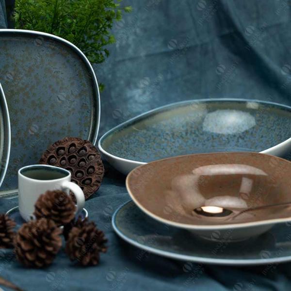 FDA Soup Pasta Serving Plates 9 Inch For Western Dinner