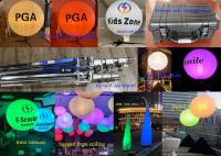 1.6m / 5.2ft LED Blanc ou RGBW 400W Ballon d'événement Trusse de trépied lumineux ou plafond suspendu