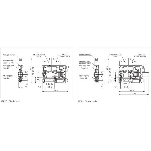 AZK Series Integrated Vacuum Generator