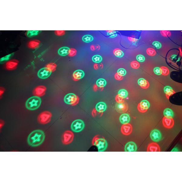 RGB LED Christmas Light Magic Ball Shaped Heart Effects For Party AC 110V - 220V