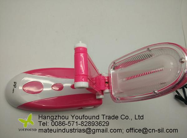 PP-636TS Solar Panel Plastic Table Lamp LED Tube Reading Lamp