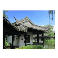 Gris asiatique de Clay Roof Tiles Matt Unglazed de Chinois en bois de belvédère