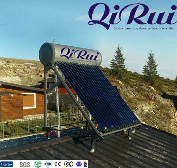 Active Circulation Type Heat Pipe Solar Energy Water Heater with Solar Keymark En12976