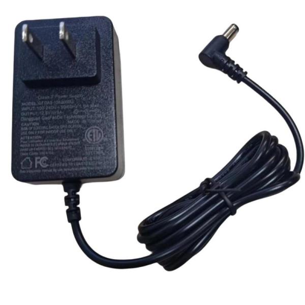 12V Battery Charger 2A US Plug DC Bend Head 90° 2.1 Mm Barrel Jack Two Amp