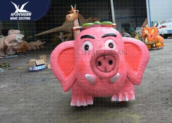 Children Ride On Motorized Mall Animal Scooter Battery Operated  Pink CE RoHS NOA
