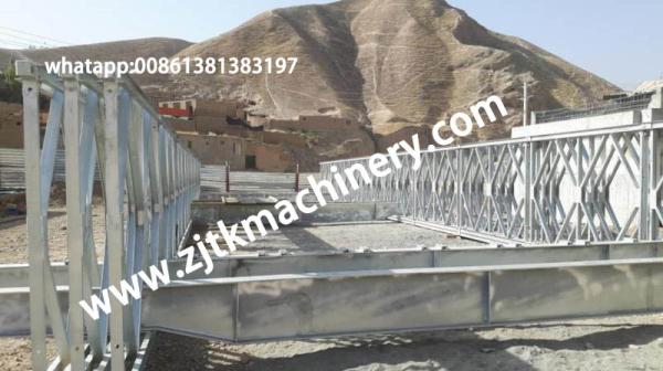 Steel Bailey Bridge, Double lane ,7.35m, Compact 200, Mabey Similar bridge,Zb200 model