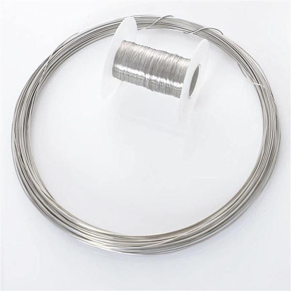 China Fornecedor 430 304 0,7 mm 0,13 mm 0,12 mm fio de aço inoxidável para fabricação de limpador