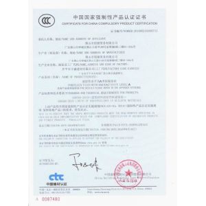 BOLI CERAMICS CO.,LTD. Certificaciones