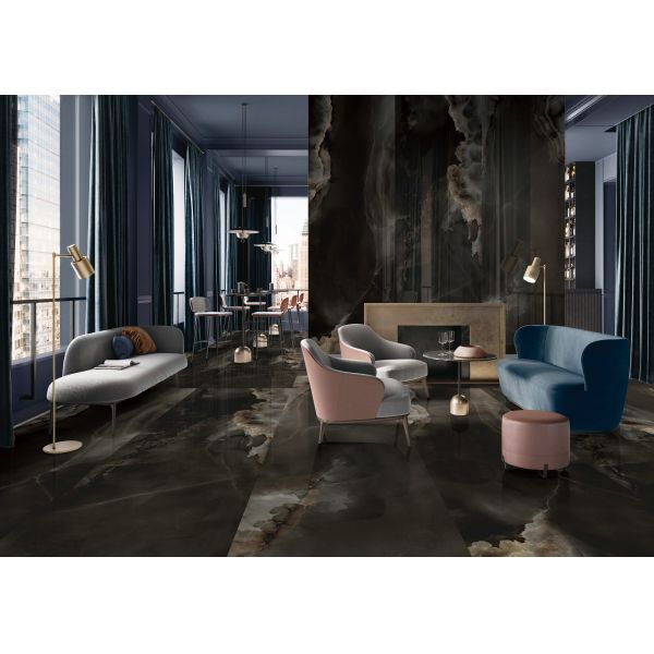High End Indoor Stone Slab 900mmx2700mm Customizable With Mirror Surface