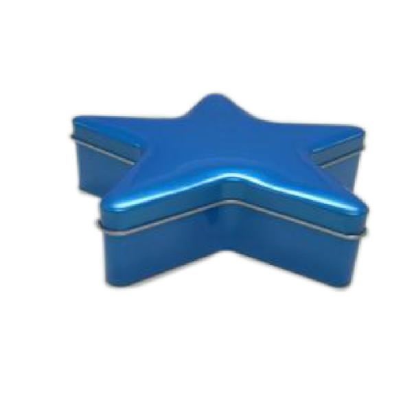 Pentacle Shape Chocolate Tin Can For Decoration 177*177*39Hmm