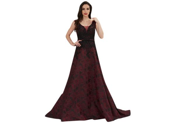 Customize High Class Muslim Wedding Dress , Maxi Party Dress Modest Muslim Dresses