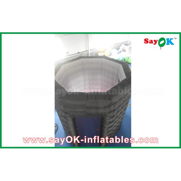 Portable Photo Booth Newest Inflatable Lingting Octagon Photo Booth Oxford Cloth For Wedding Or Event