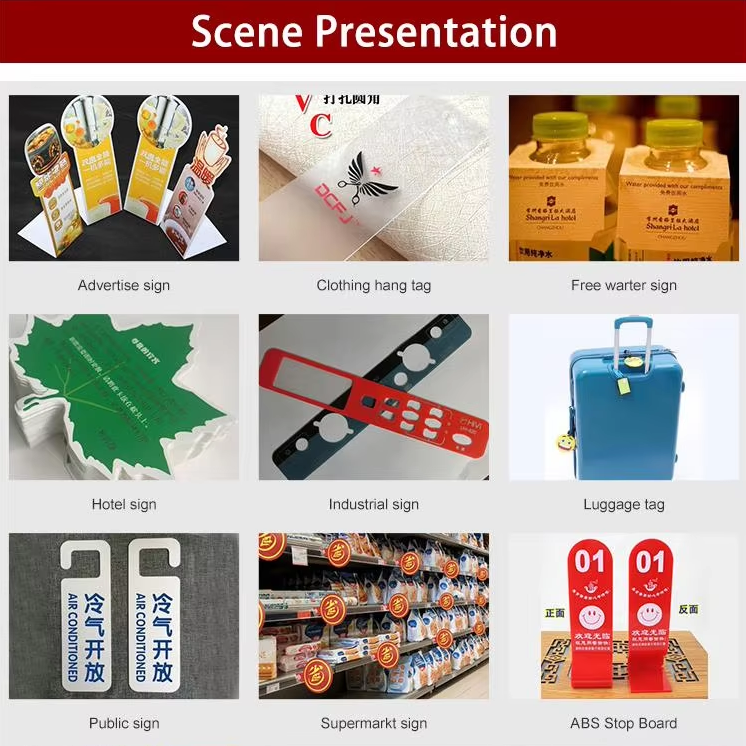 Pvc Plastic Sign Board Tag Cut Shape Custom Logo Printing Blank Warning Advertising