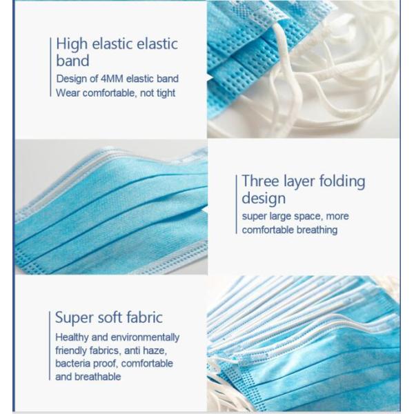 3 Ply Non Woven Disposable Medical Face Masks