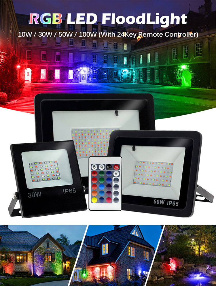 270 градусов 100 светов потока СИД w 50 w RGB на открытом воздухе