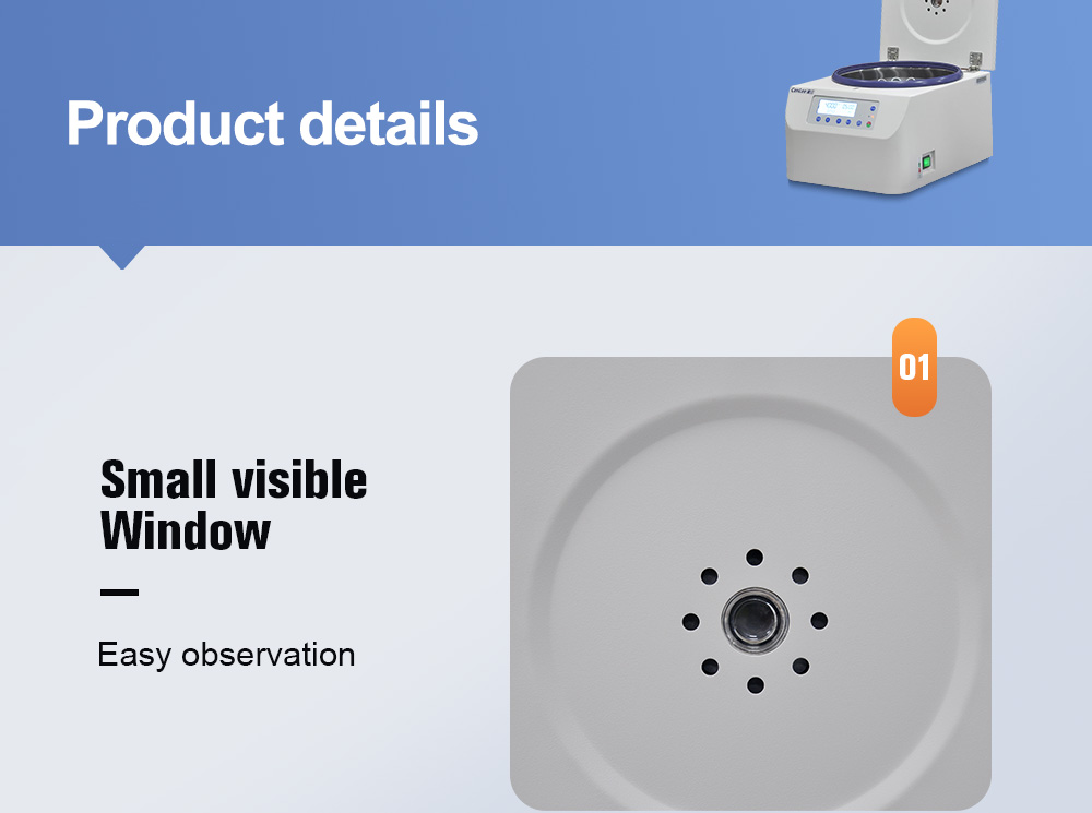 Safe Stable Capillary Blood Hematocrit Centrifuge 12000 RPM Stainless Steel for Lab Use Cost-Effective Benchtop Design Wholesale