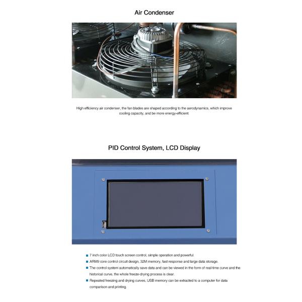 PLC Bioengineering 1L Plate Load Food Freeze Dryer