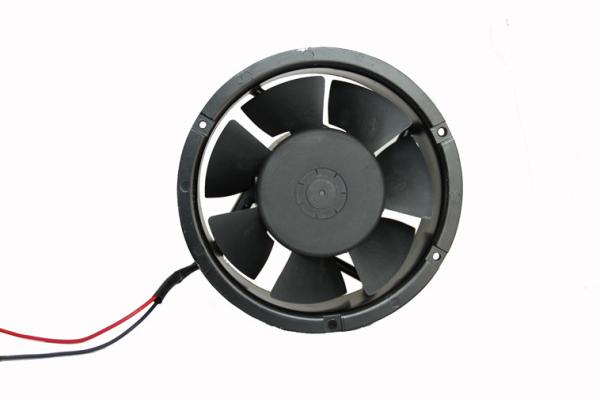 Round IP55 IP58 IP66 DC Axial Fans , 12V 24V 48V Equipment Cooling Fans