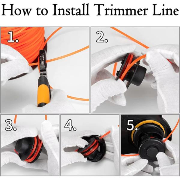 Heavy-Duty Vortex Blade Infinity Grass Trimmer Line